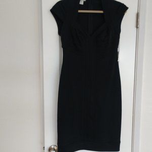 Black classic cocktail dress